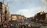 Canaletto A Regatta on the Grand Canal painting